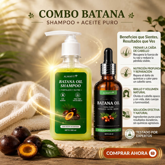 Combo Batana Oil Shampoo y aceite