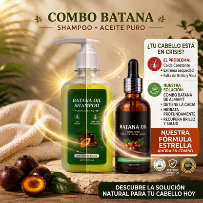 Combo Batana Oil Shampoo y aceite